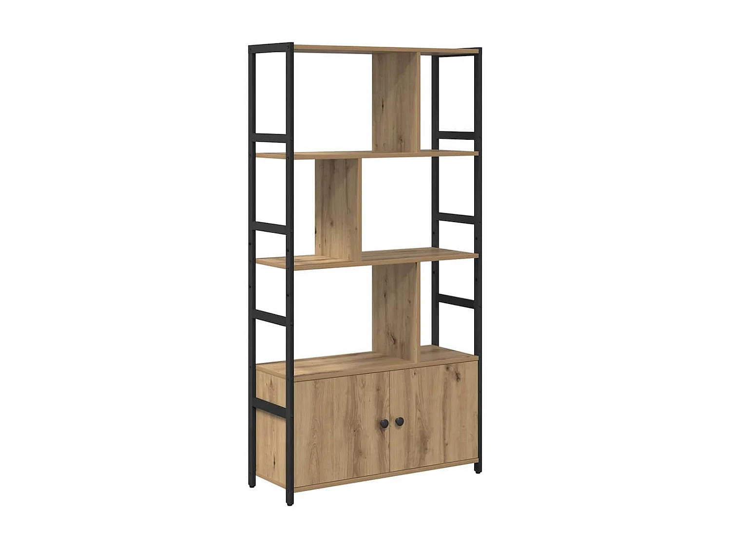 Étagère chêne artisanal 80 x 30 x 155.5 cm Bois d'ingénierie