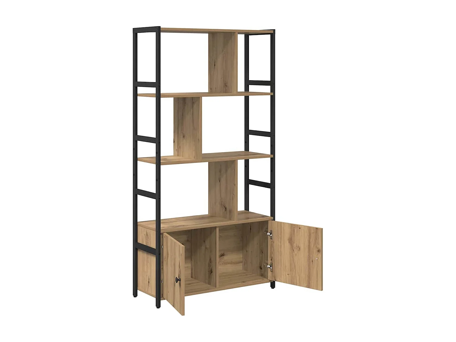 Étagère chêne artisanal 80 x 30 x 155.5 cm Bois d'ingénierie