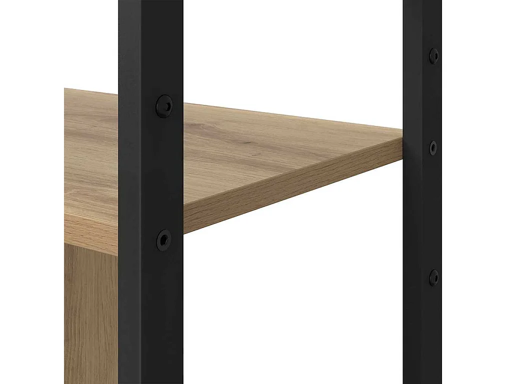 Étagère chêne artisanal 80 x 30 x 155.5 cm Bois d'ingénierie