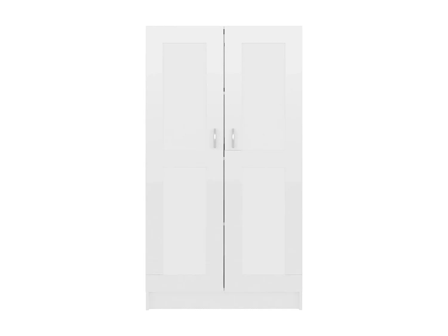 Bibliothèque Blanc brillant 82,5x30,5x150 cm Bois d’ingénierie