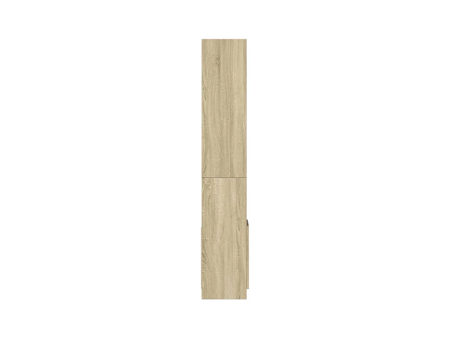Aparador alto roble Sonoma 92x33x180 cm madera de ingeniería