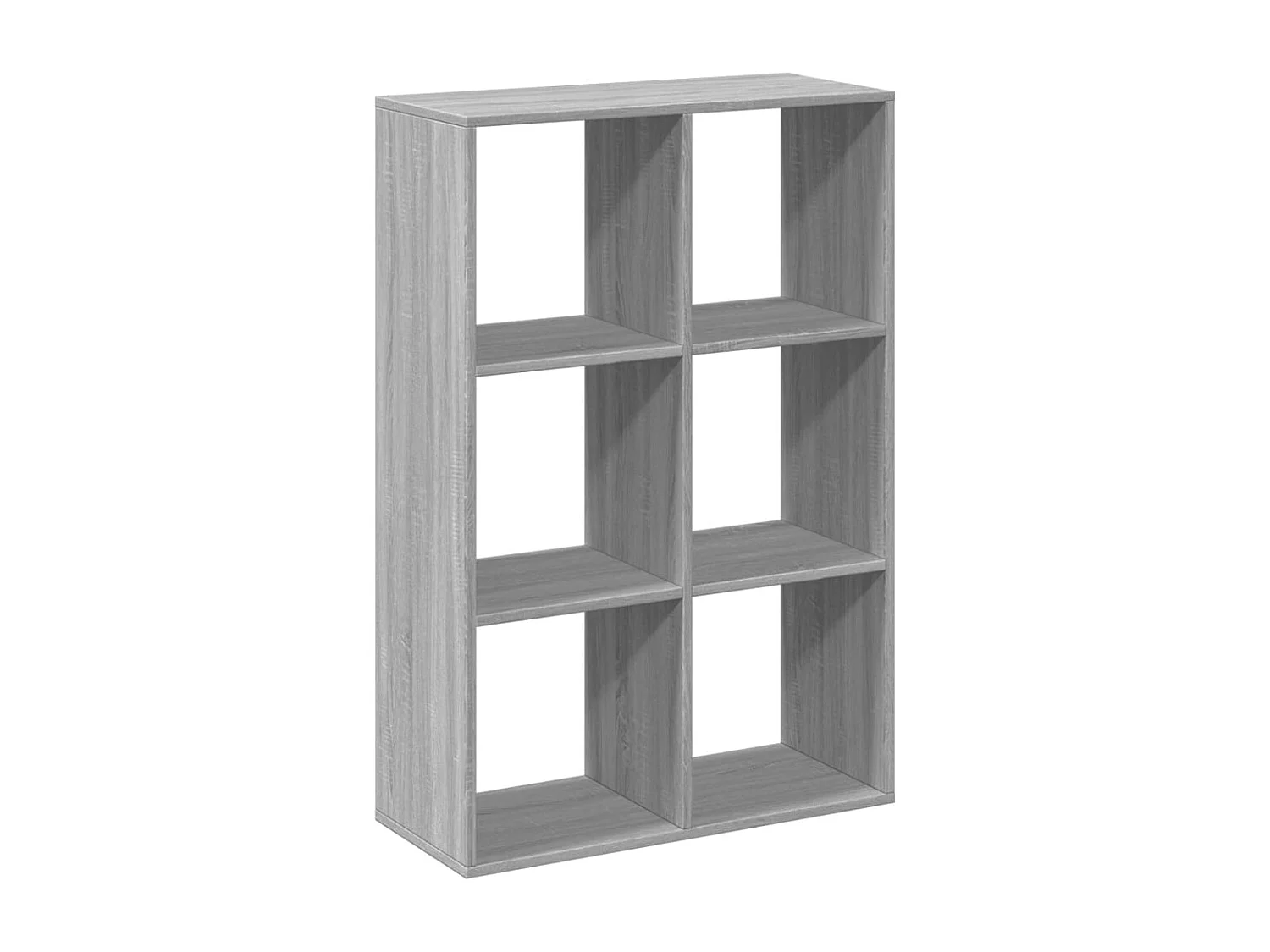 Estante separador de ambientes Sonoma gris 69,5 x 29 x 103,5 cm