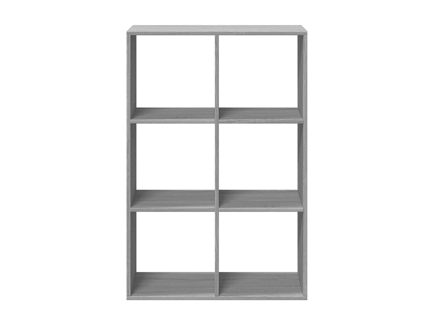 Estante separador de ambientes Sonoma gris 69,5 x 29 x 103,5 cm