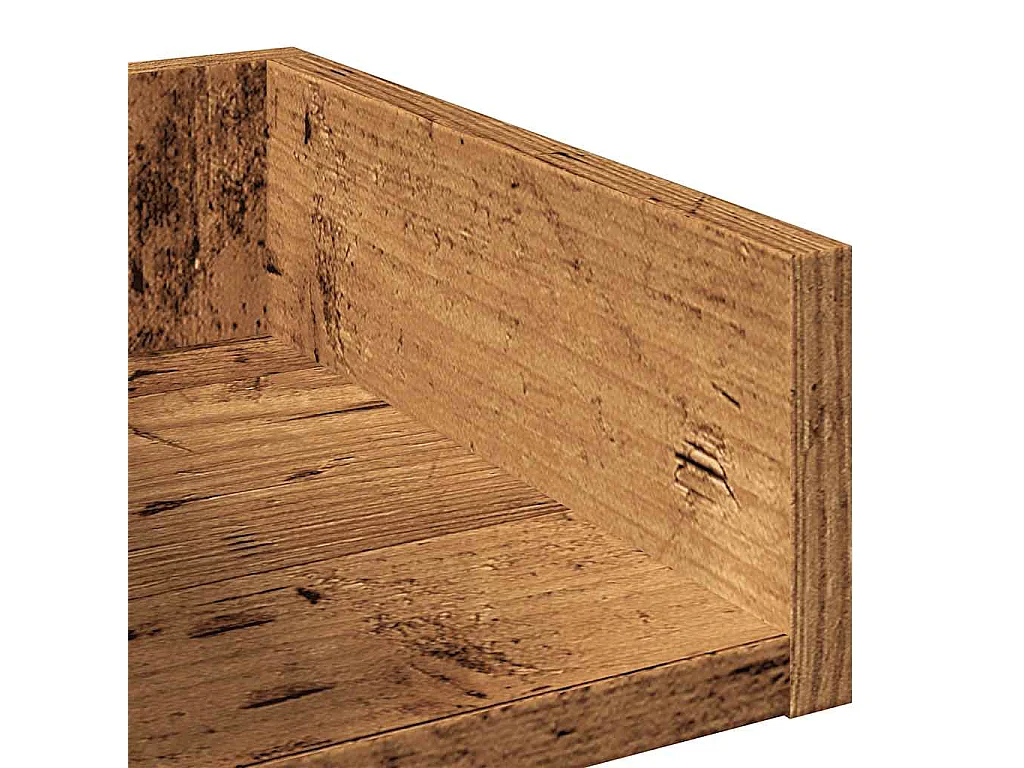 Libreria in legno antico 86x25,5x140 cm in legno ingegnerizzato