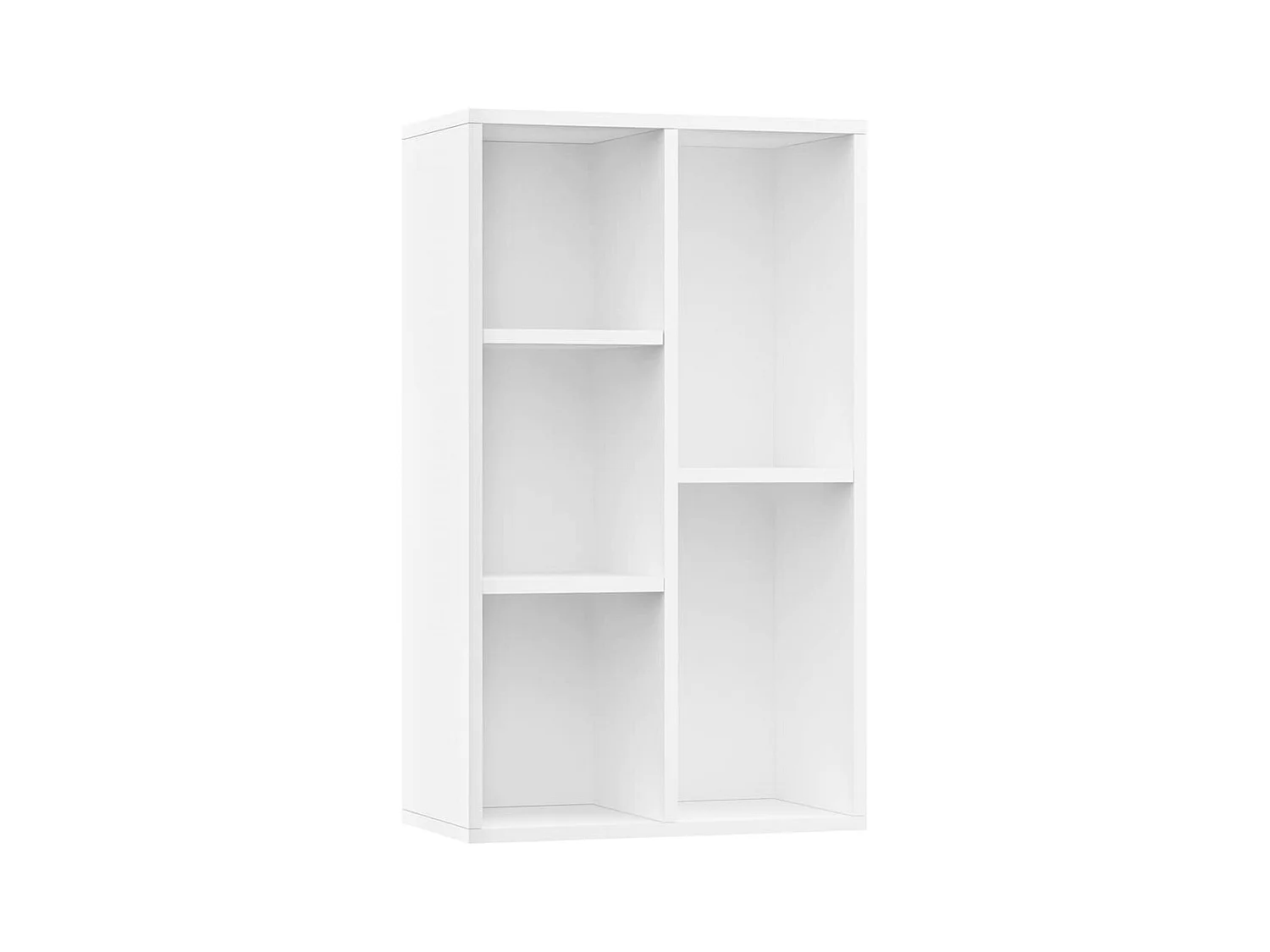 Bibliothèque/Buffet Blanc 50x25x80 cm Bois d’ingénierie