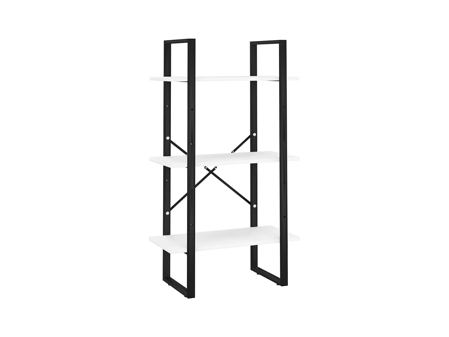 Librería de 5 niveles Blanca 60x30x175 cm Madera de ingeniería