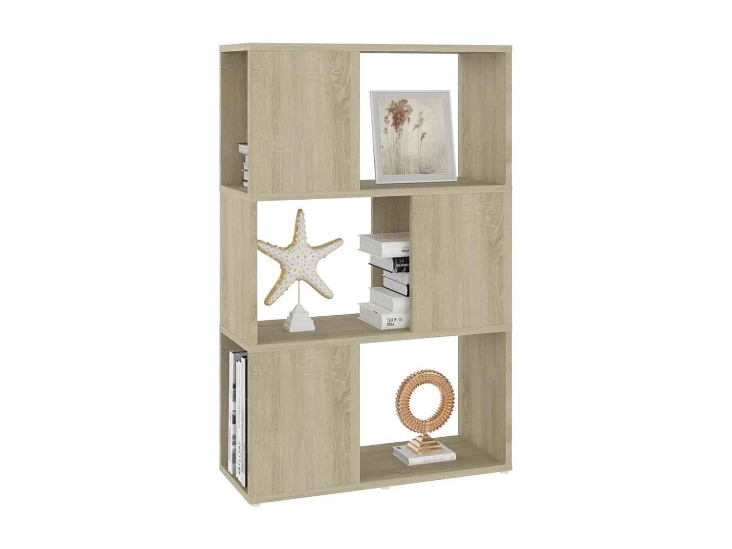 Bibliothèque/Séparateur de pièce Chêne Sonoma 60x24x94 cm