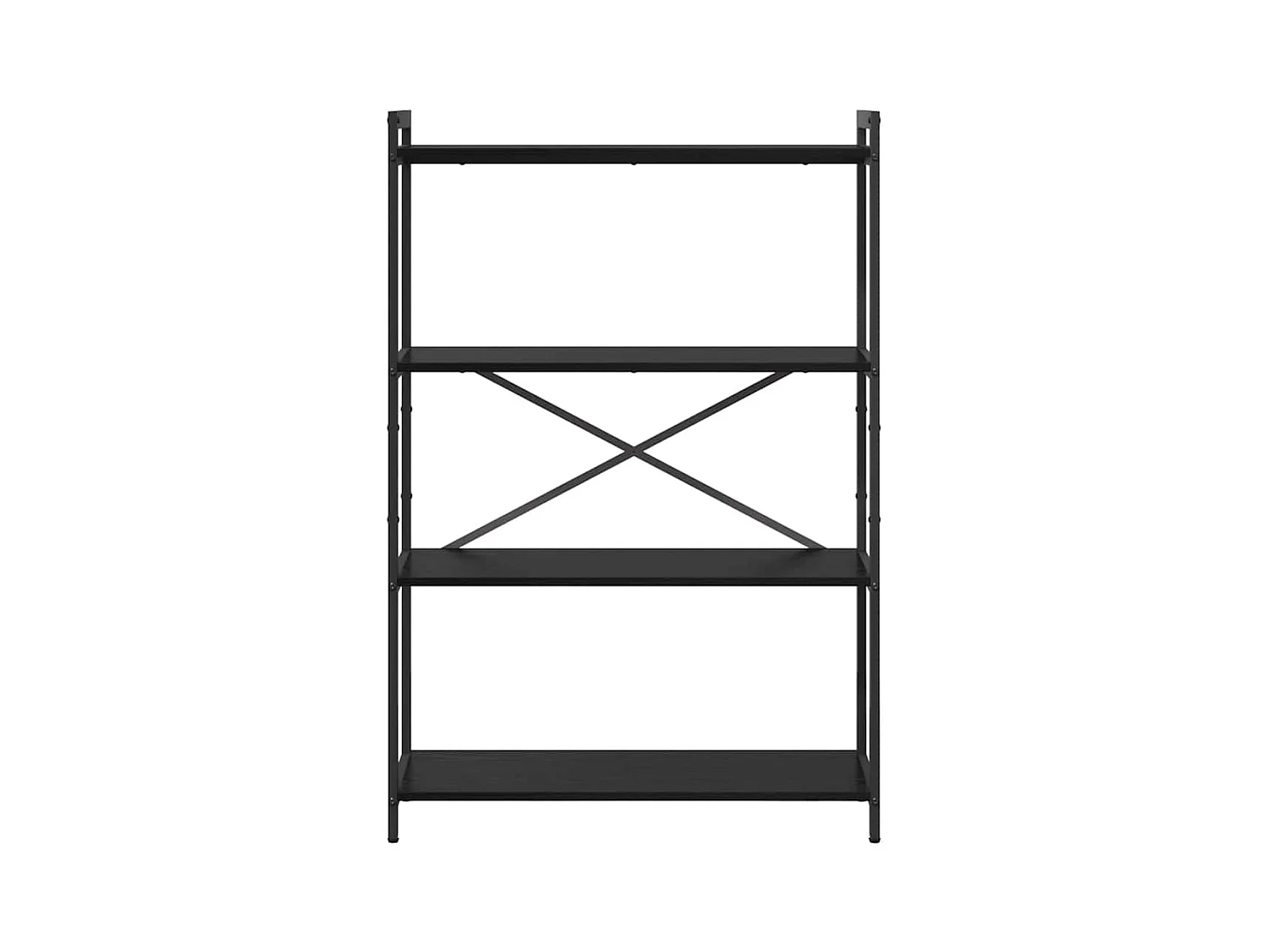 Bibliothèque Chêne noir 80 x 30 x 118 cm Bois d'ingénierie