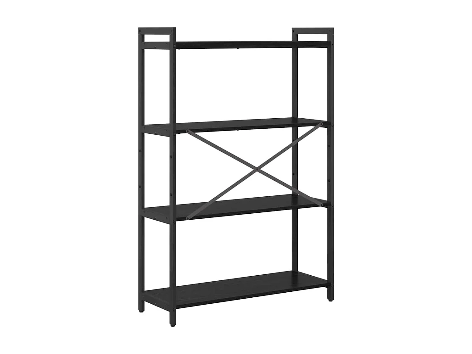 Bibliothèque Chêne noir 80 x 30 x 118 cm Bois d'ingénierie