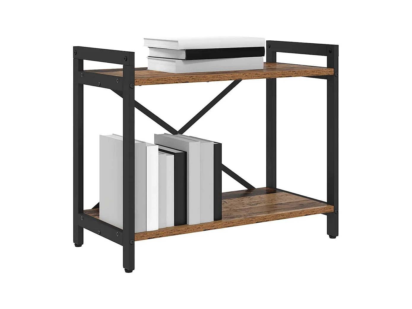 Bibliothèque Bois ancien 60 x 30 x 48.5 cm Bois d'ingénierie