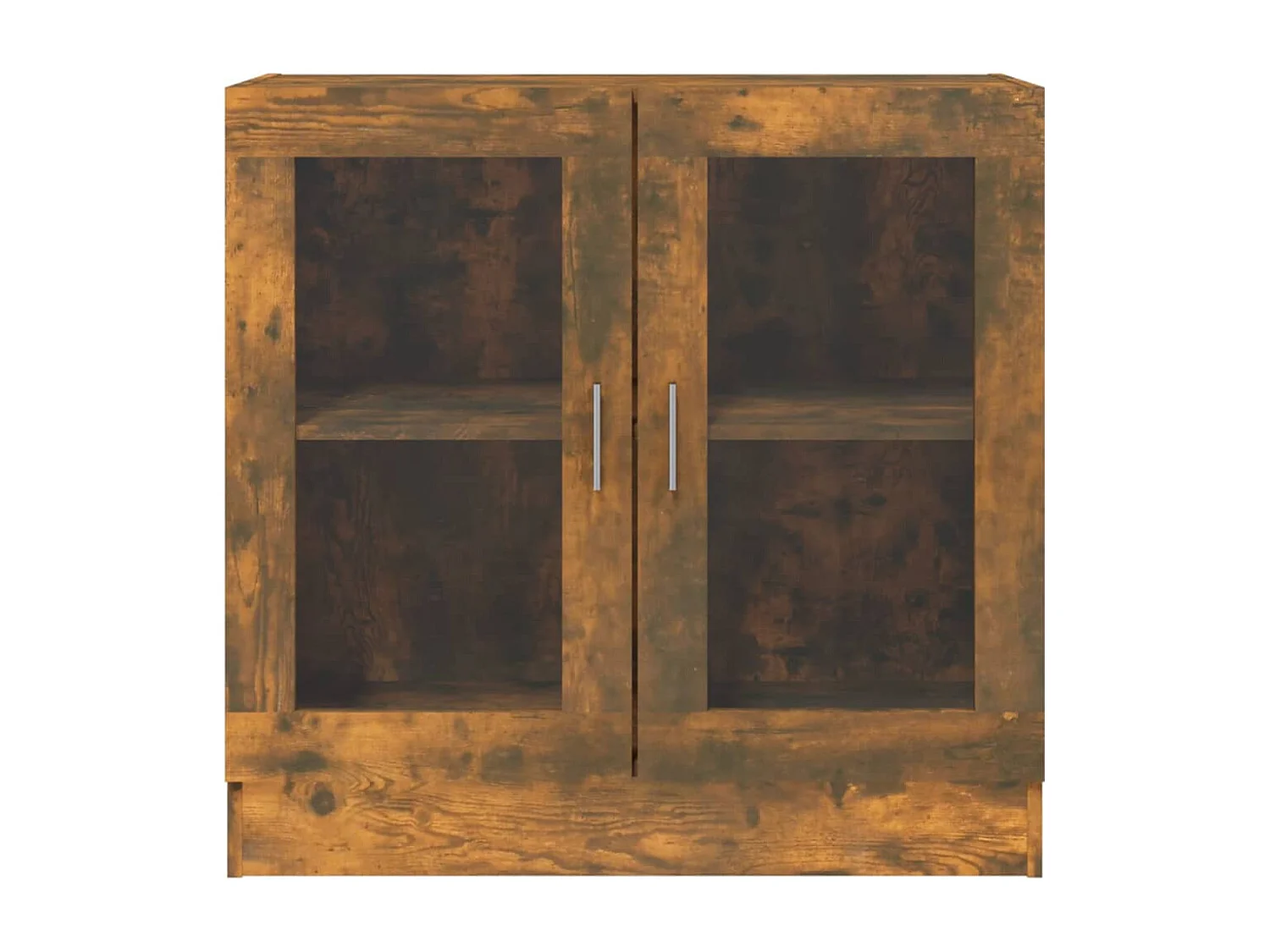 Vetrina Rovere affumicato 82,5x30,5x80 cm Legno ingegnerizzato