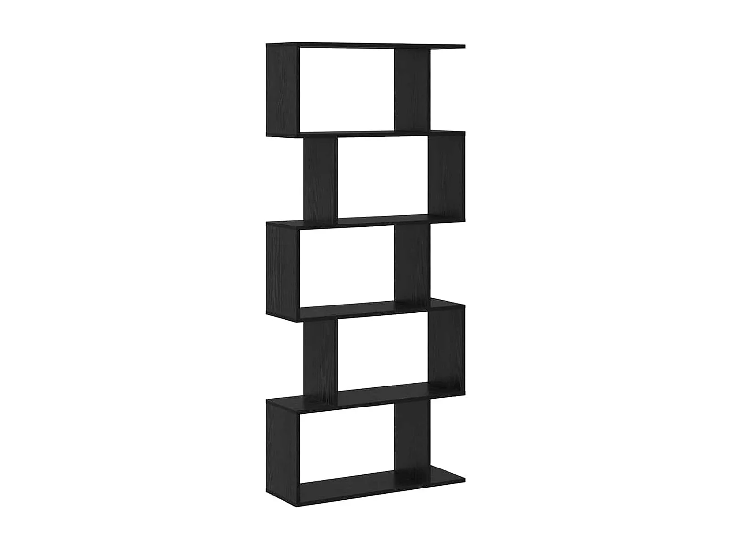 Bruine boekenkast 70 x 24 x 161 cm bewerkt hout