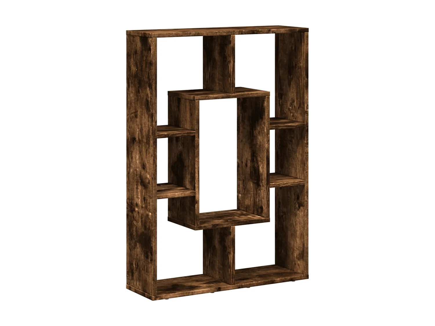 Libreria in rovere affumicato 63x20x90 cm in legno ingegnerizzato