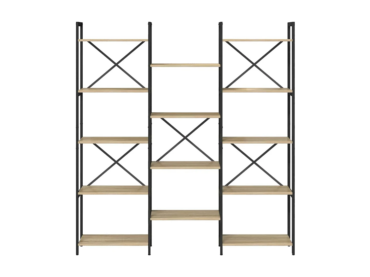 Étagère Chêne sonoma 156 x 25 x 167.5 cm Bois d'ingénierie