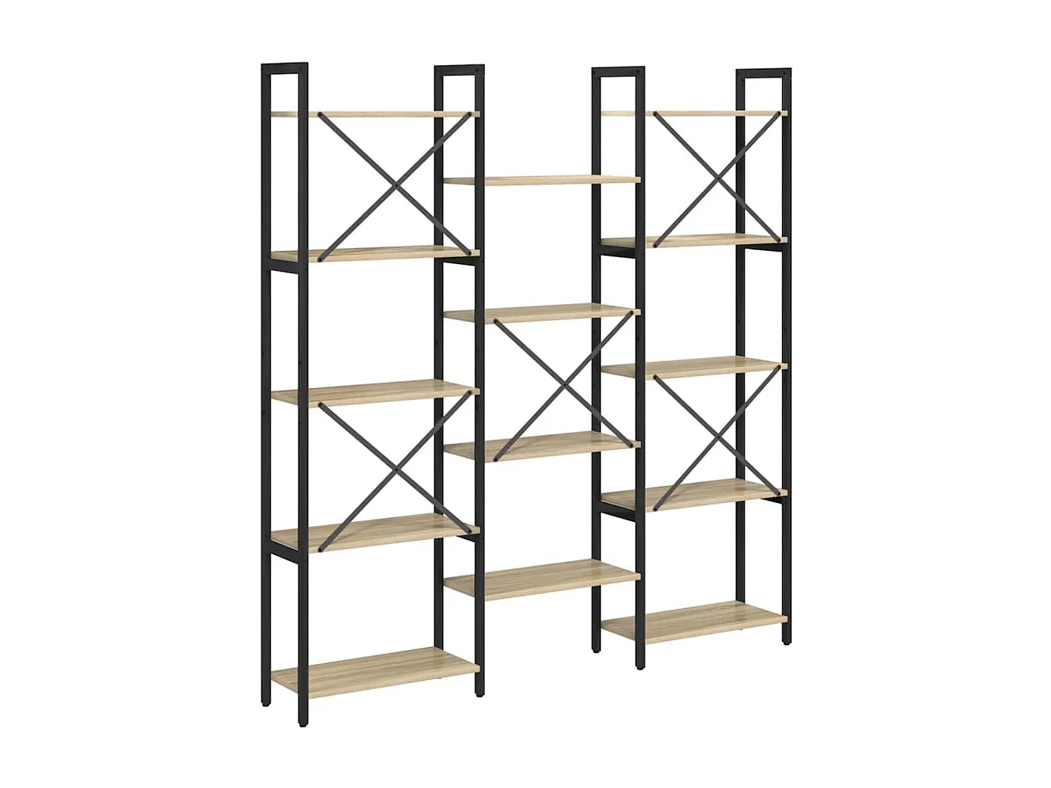 Étagère Chêne sonoma 156 x 25 x 167.5 cm Bois d'ingénierie