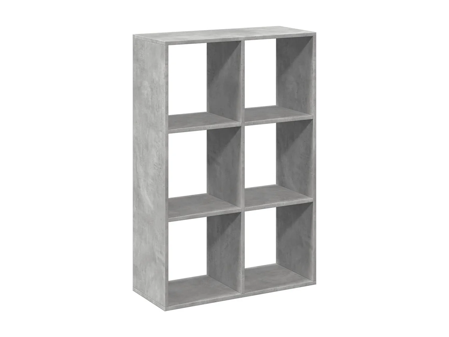 Mensola divisoria grigio cemento 69,5x29x103,5 cm