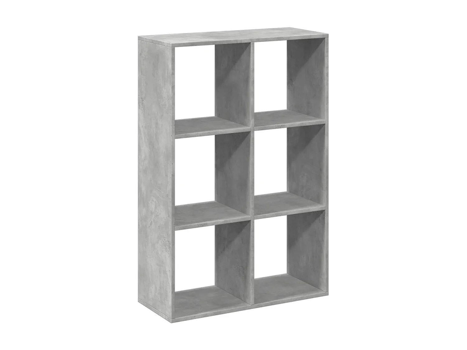 Mensola divisoria grigio cemento 69,5x29x103,5 cm