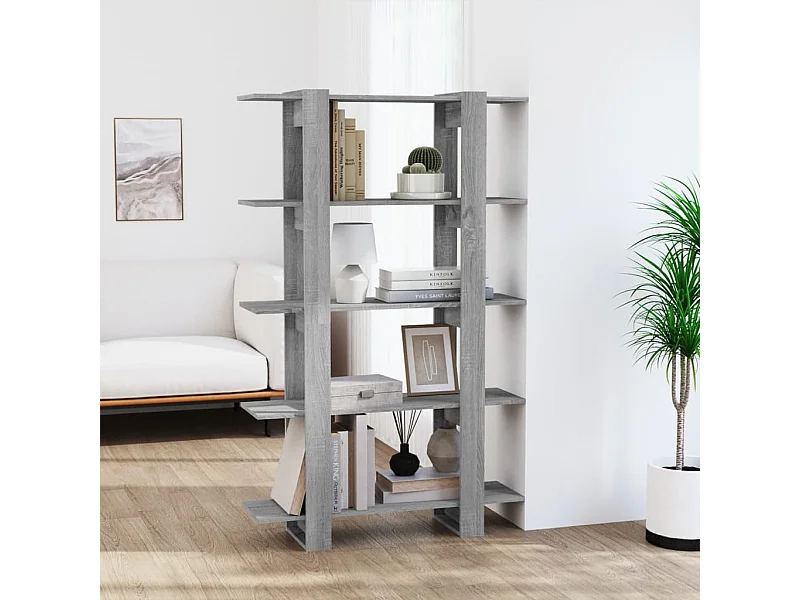 Libreria/divisorio Sonoma Grey 100x30x160 cm