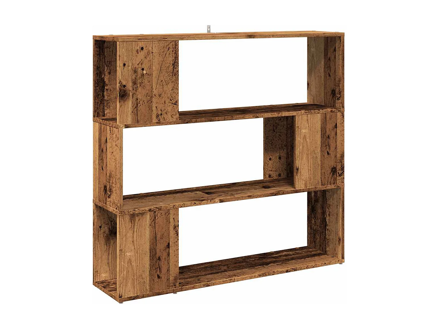 Bibliothèque/Séparateur de pièce vieux bois 100x24x94 cm