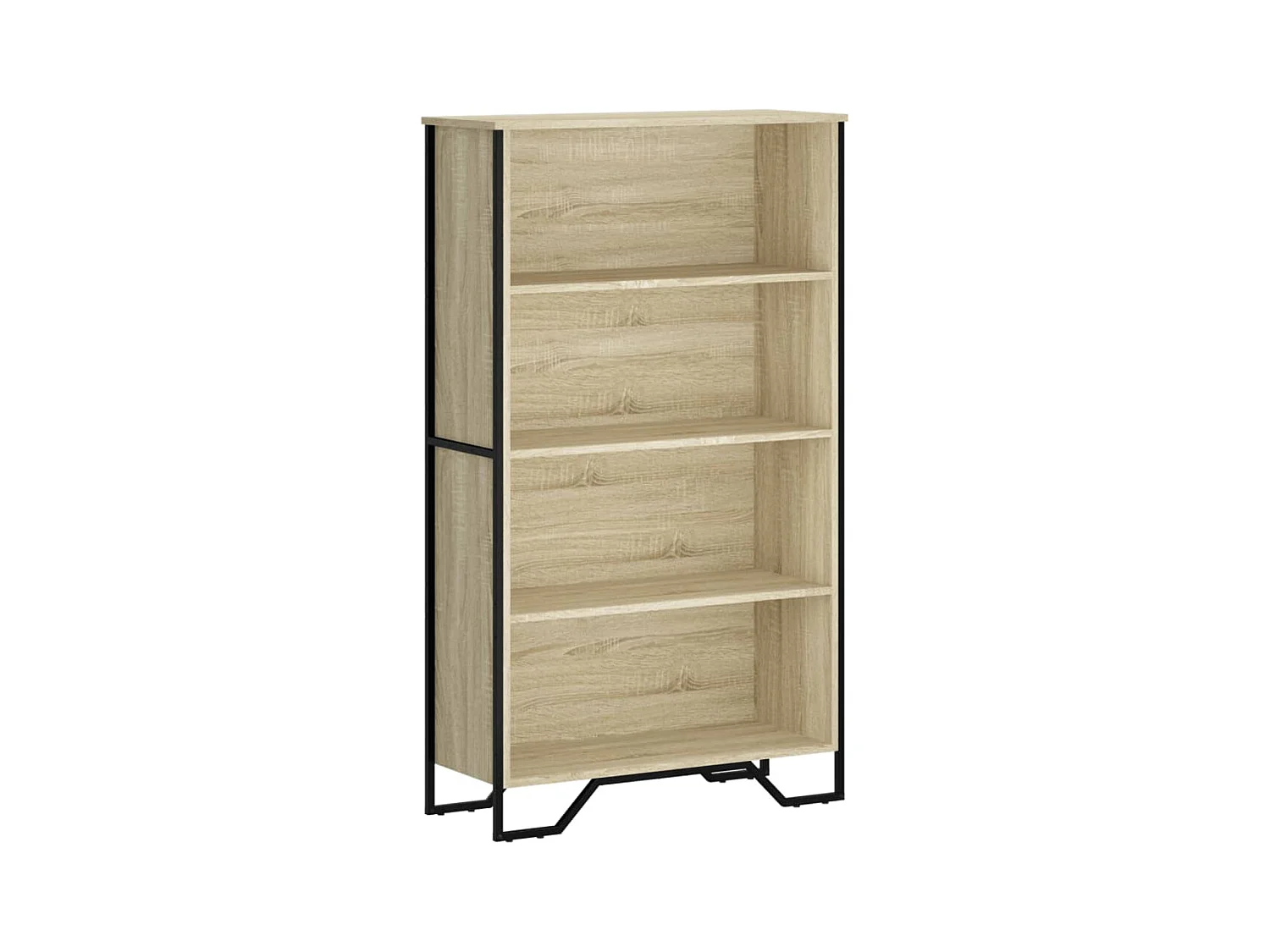 Libreria in rovere Sonoma 80x31x137,5 cm in legno ingegnerizzato