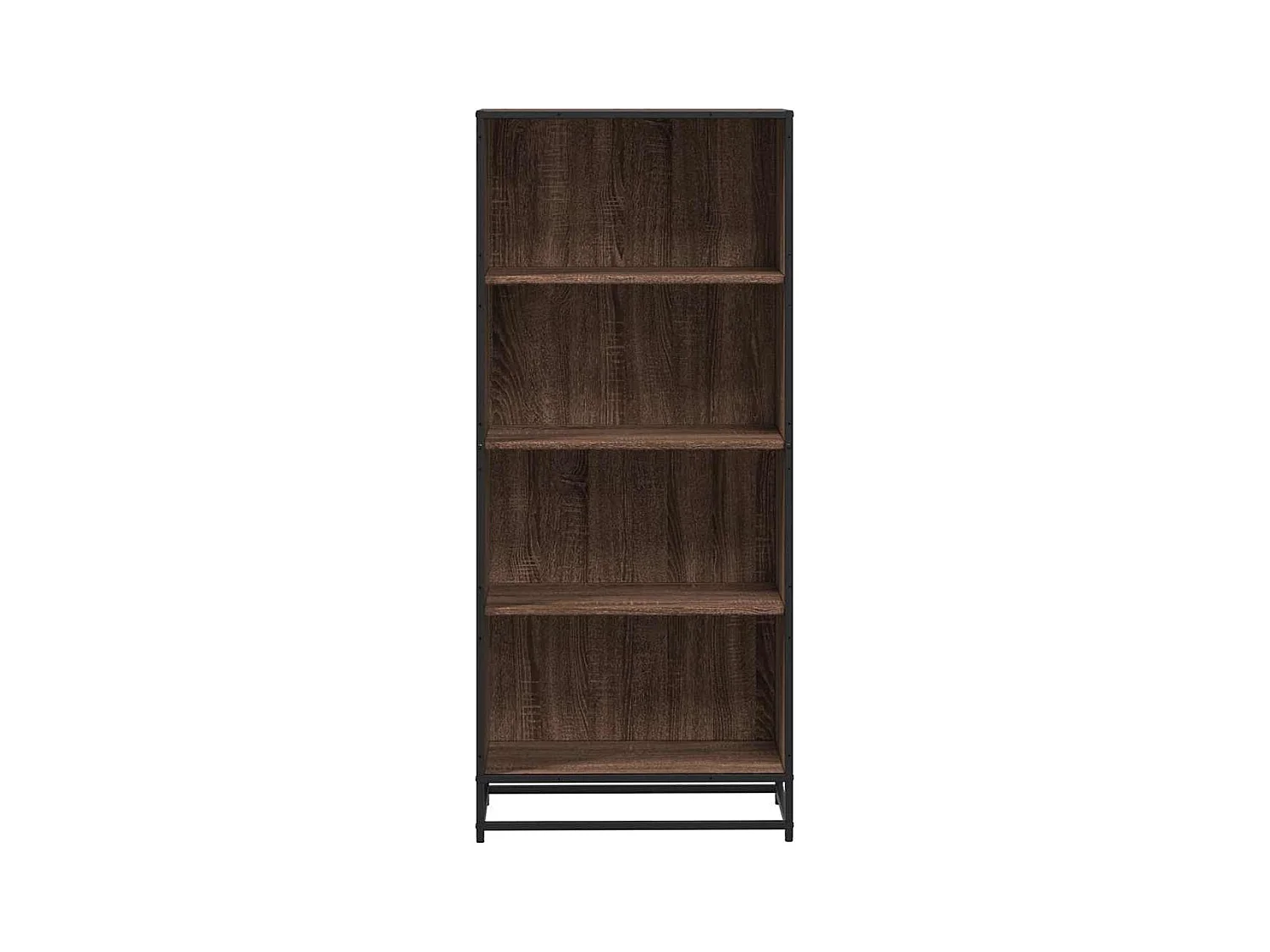 Bibliothèque chêne marron 60x35x139 cm bois d'ingénierie