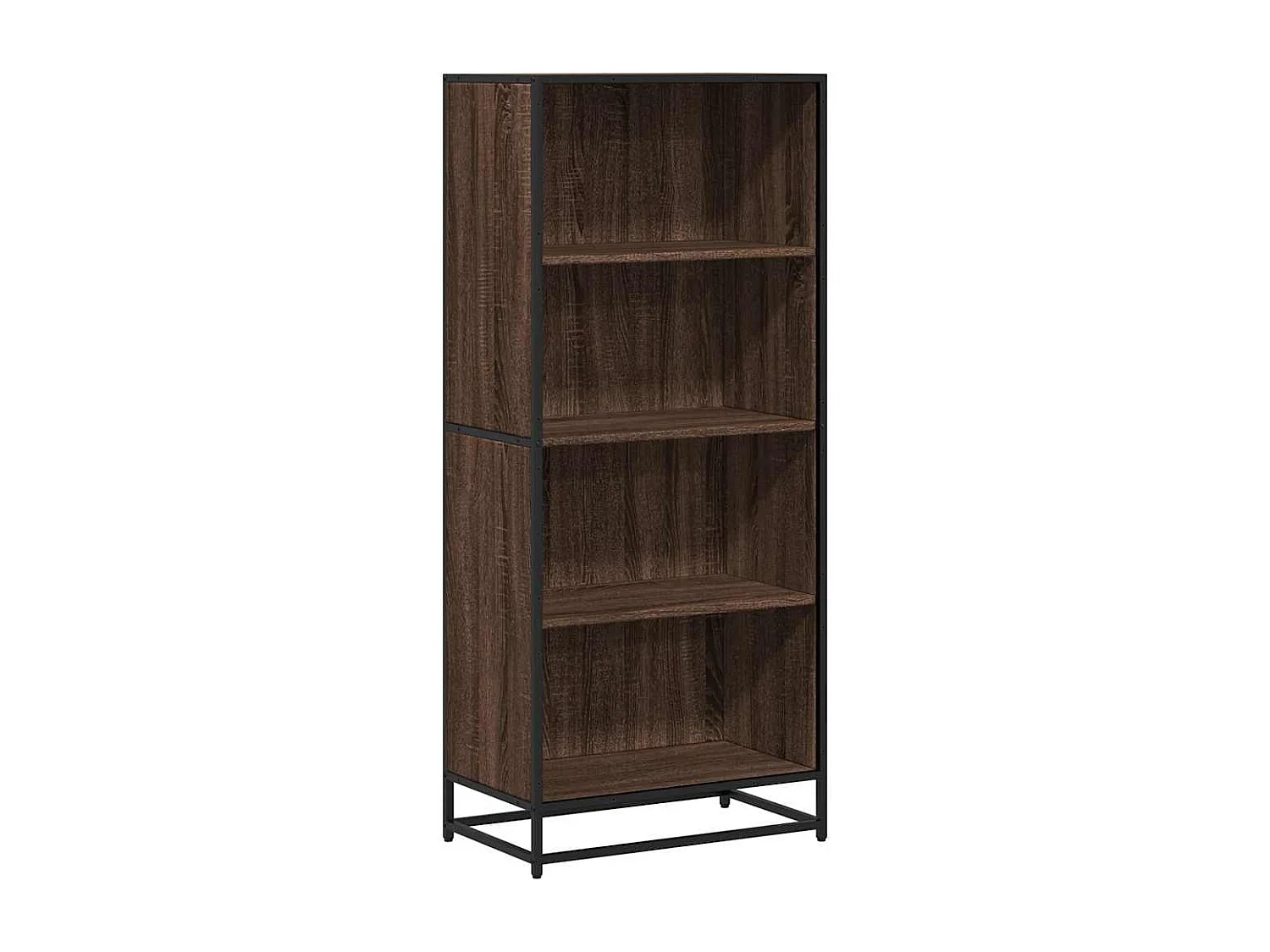 Bibliothèque chêne marron 60x35x139 cm bois d'ingénierie