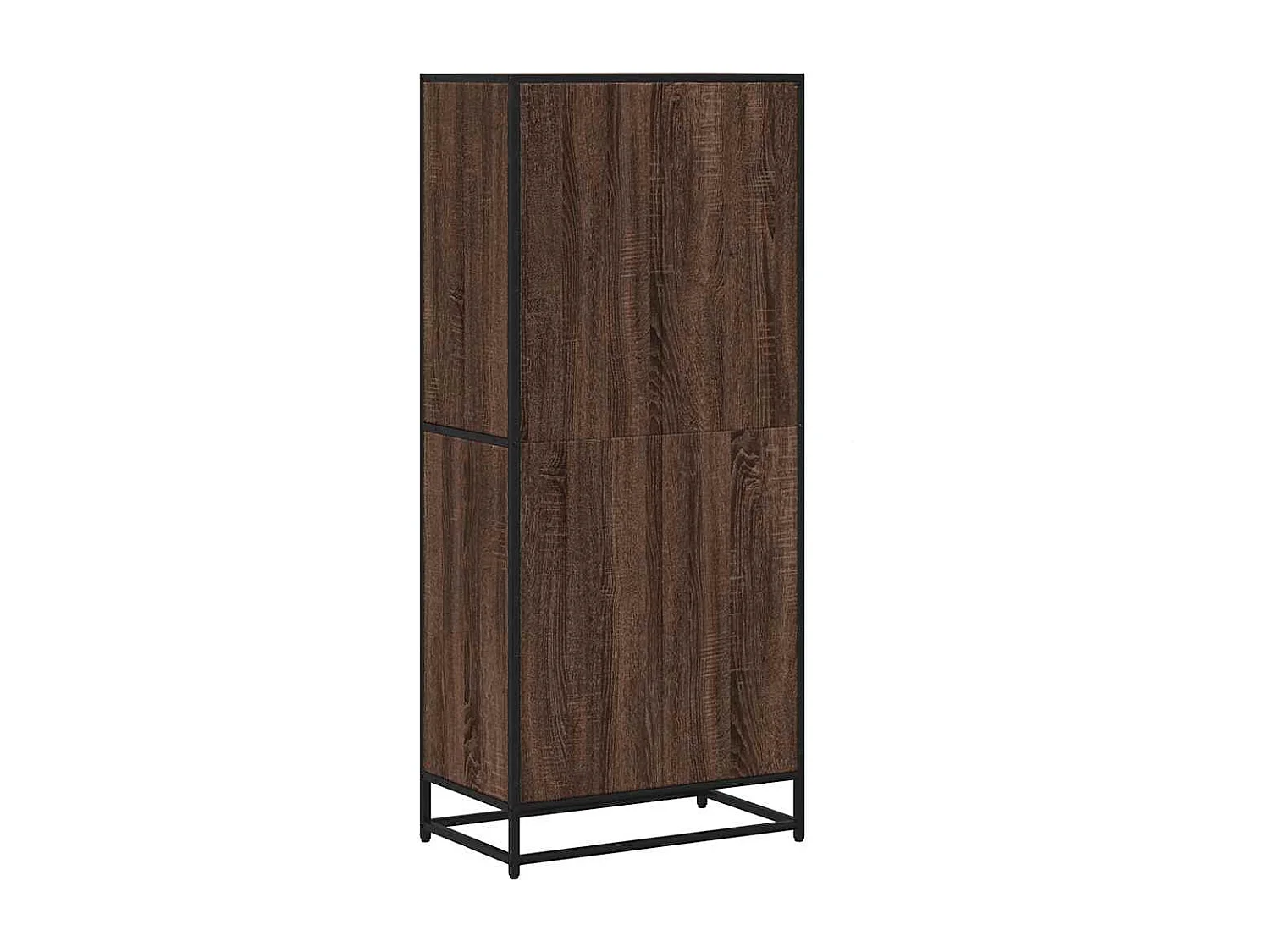 Bibliothèque chêne marron 60x35x139 cm bois d'ingénierie