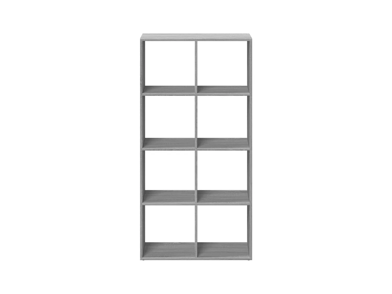 Estante separador de ambientes Sonoma gris 69,5 x 29 x 137,5 cm