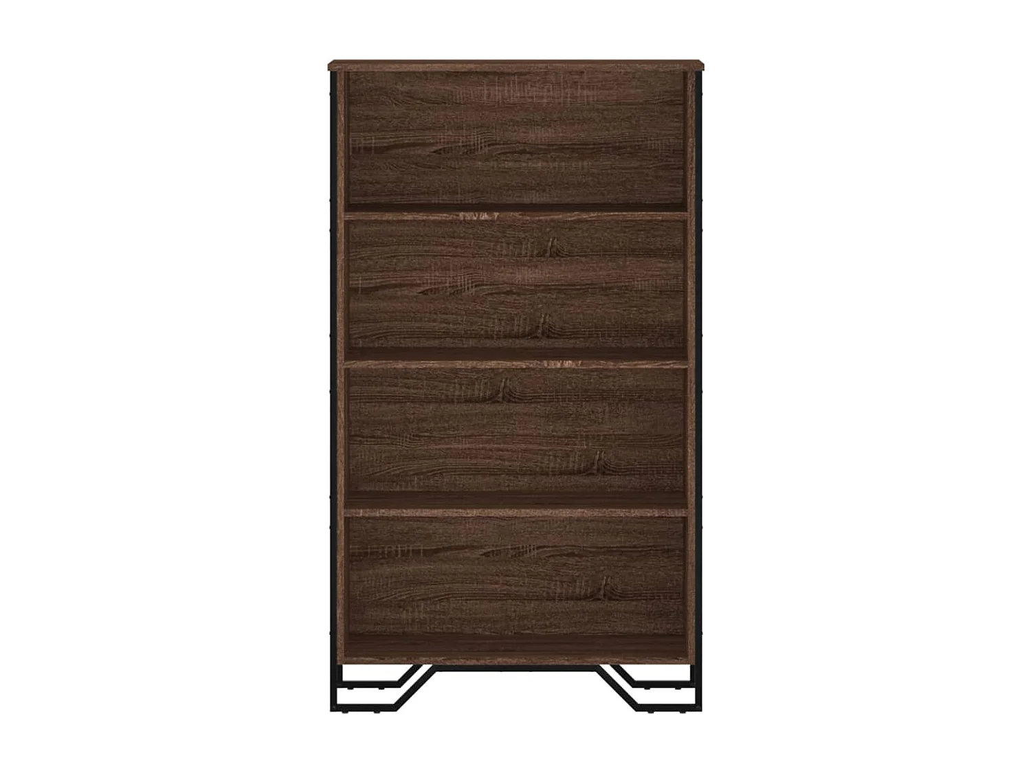 Libreria in rovere marrone 80x31x137,5 cm in legno ingegnerizzato