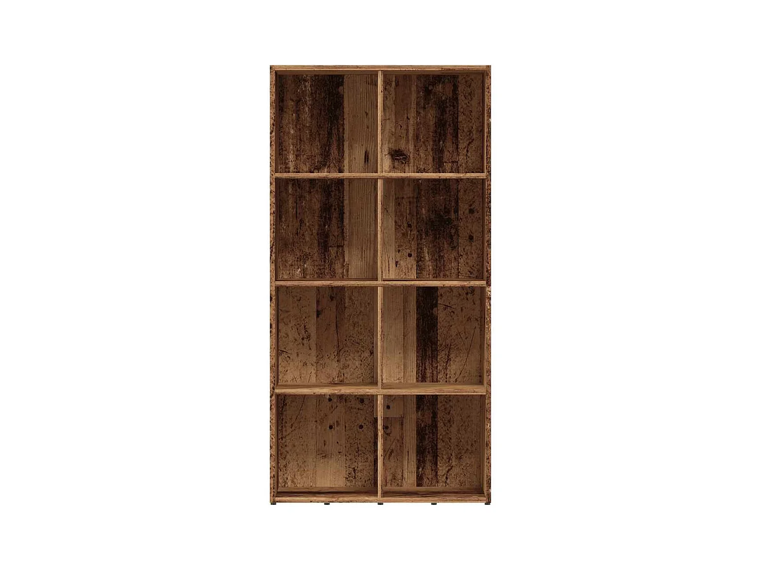 Bibliothèque vieux bois 66x30x130 cm bois d'ingénierie