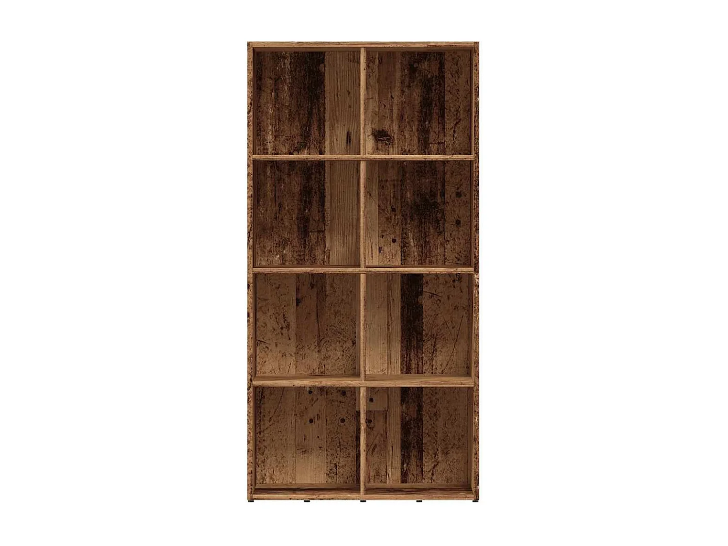 Bibliothèque vieux bois 66x30x130 cm bois d'ingénierie
