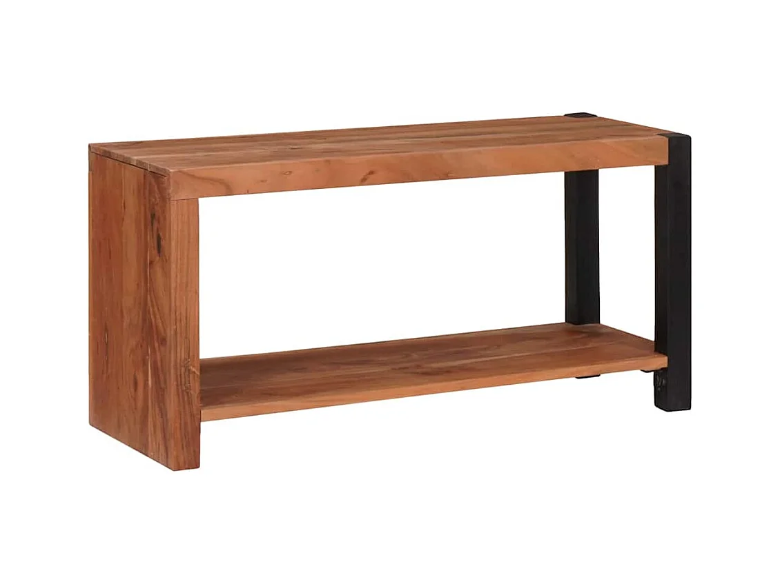 Bibliothèque 80 x 30 x 110 cm Bois d'Acacia Massif