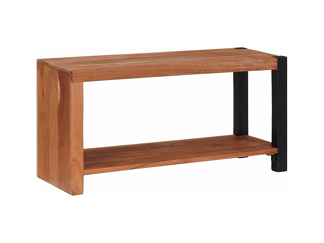 Bibliothèque 80 x 30 x 110 cm Bois d'Acacia Massif