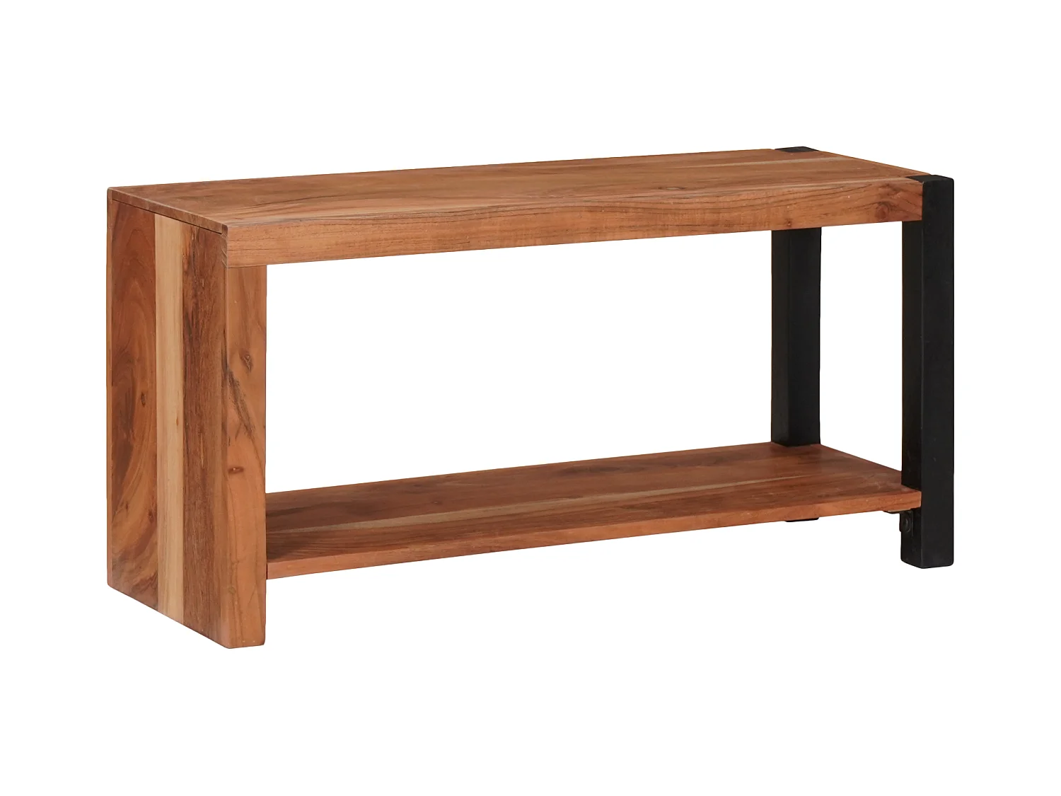 Bibliothek 80 x 30 x 110 cm Massivholz Akazie