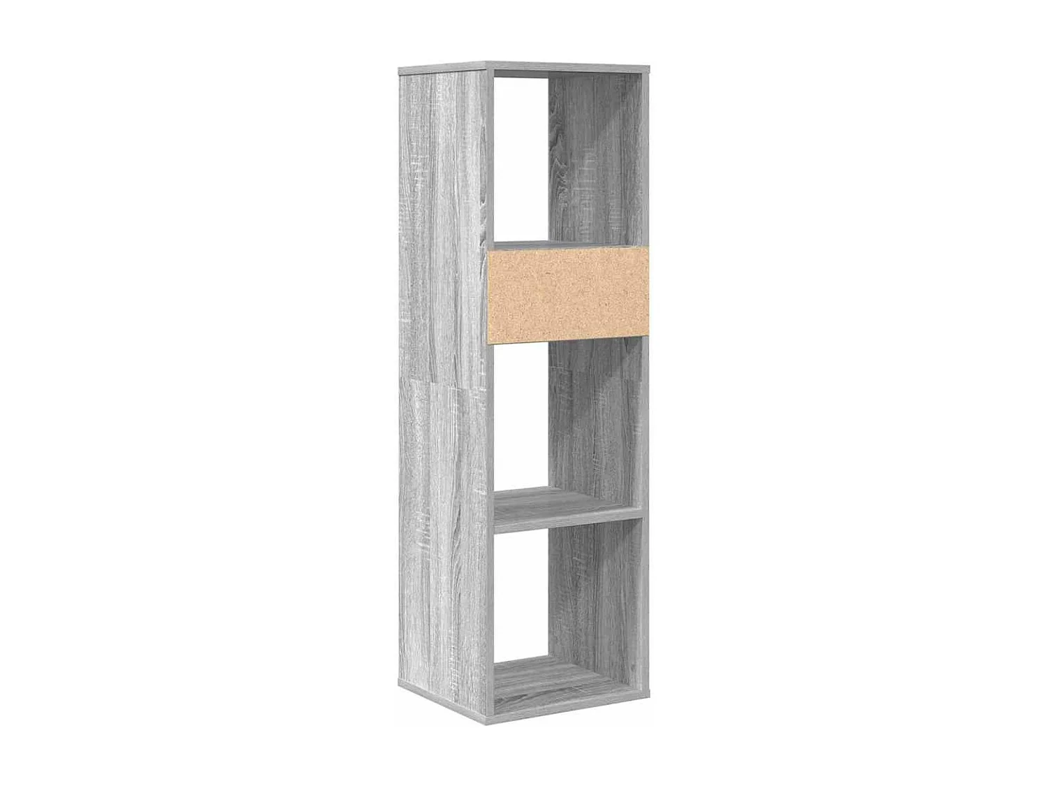 Bibliothèque sonoma gris 34x31x112 cm bois d'ingénierie