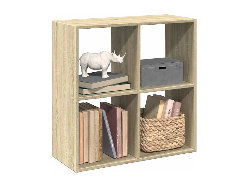 Raumteilerregal aus Sonoma-Eiche 69,5x29x69,5 cm