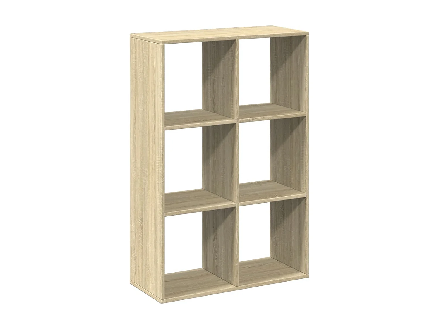 Raumteilerregal aus Sonoma-Eiche 69,5x29x103,5 cm