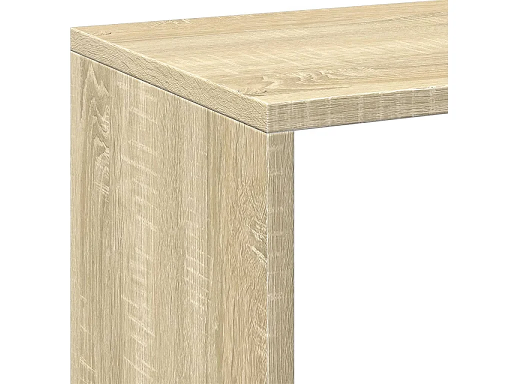 Raumteilerregal aus Sonoma-Eiche 69,5x29x103,5 cm