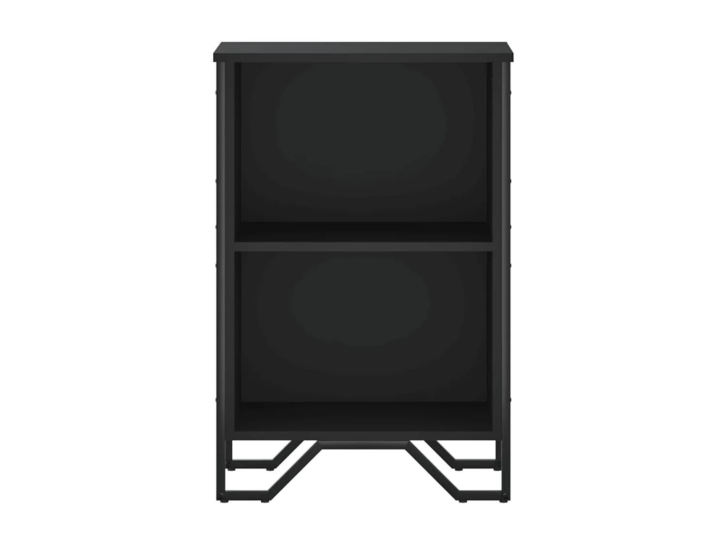 Libreria nera 50x31x74,5 cm in legno ingegnerizzato