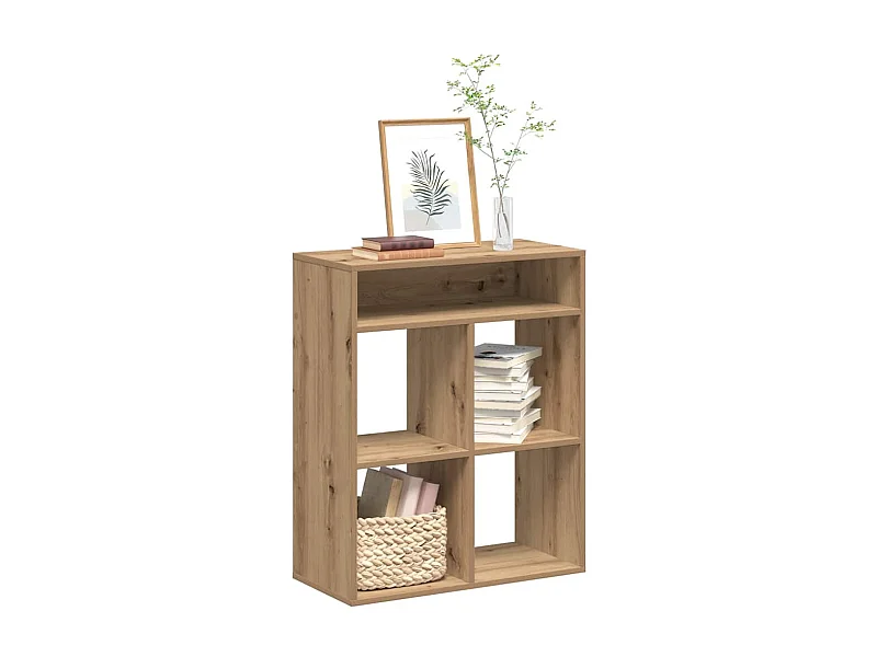 Handgefertigtes Bücherregal aus Eichenholz 66x31x80 cm