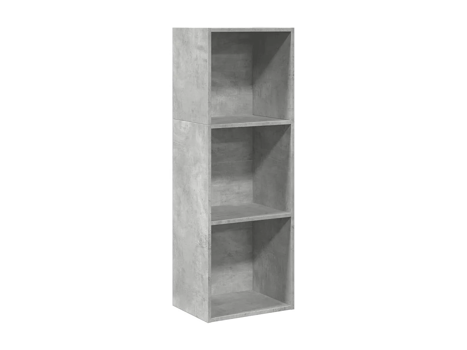 Libreria grigio cemento 40x30x114 cm in legno ingegnerizzato