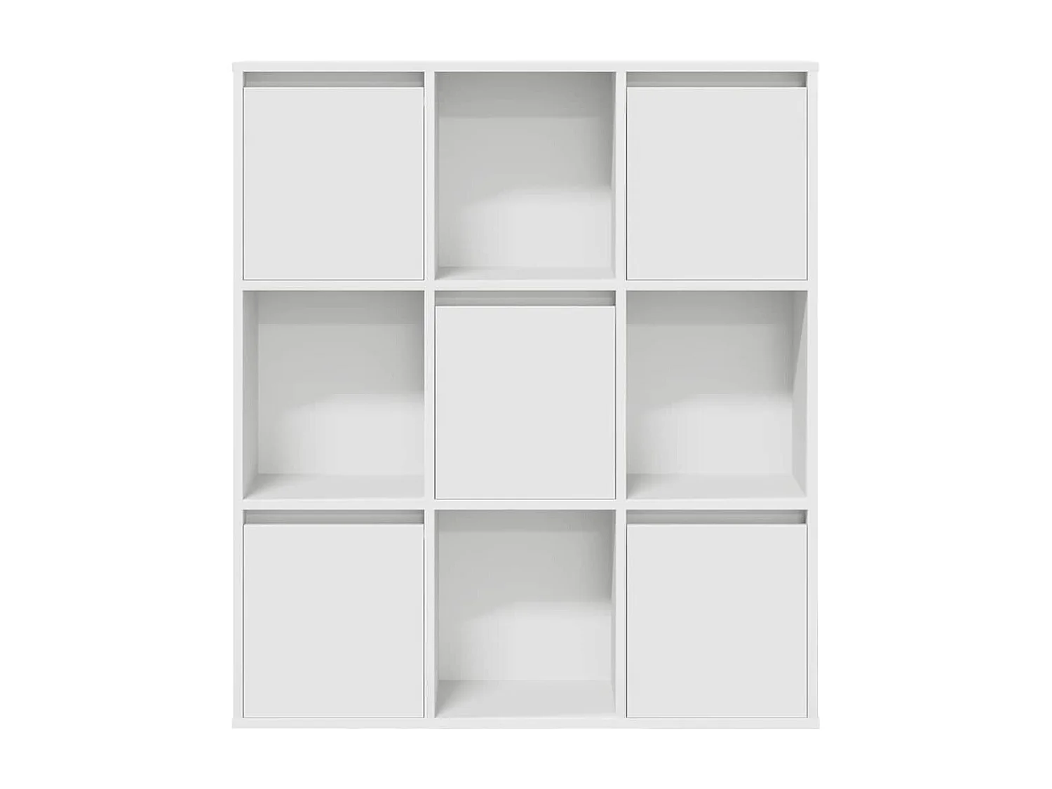 Bibliothèque blanc 89x24x101,5 cm bois d'ingénierie