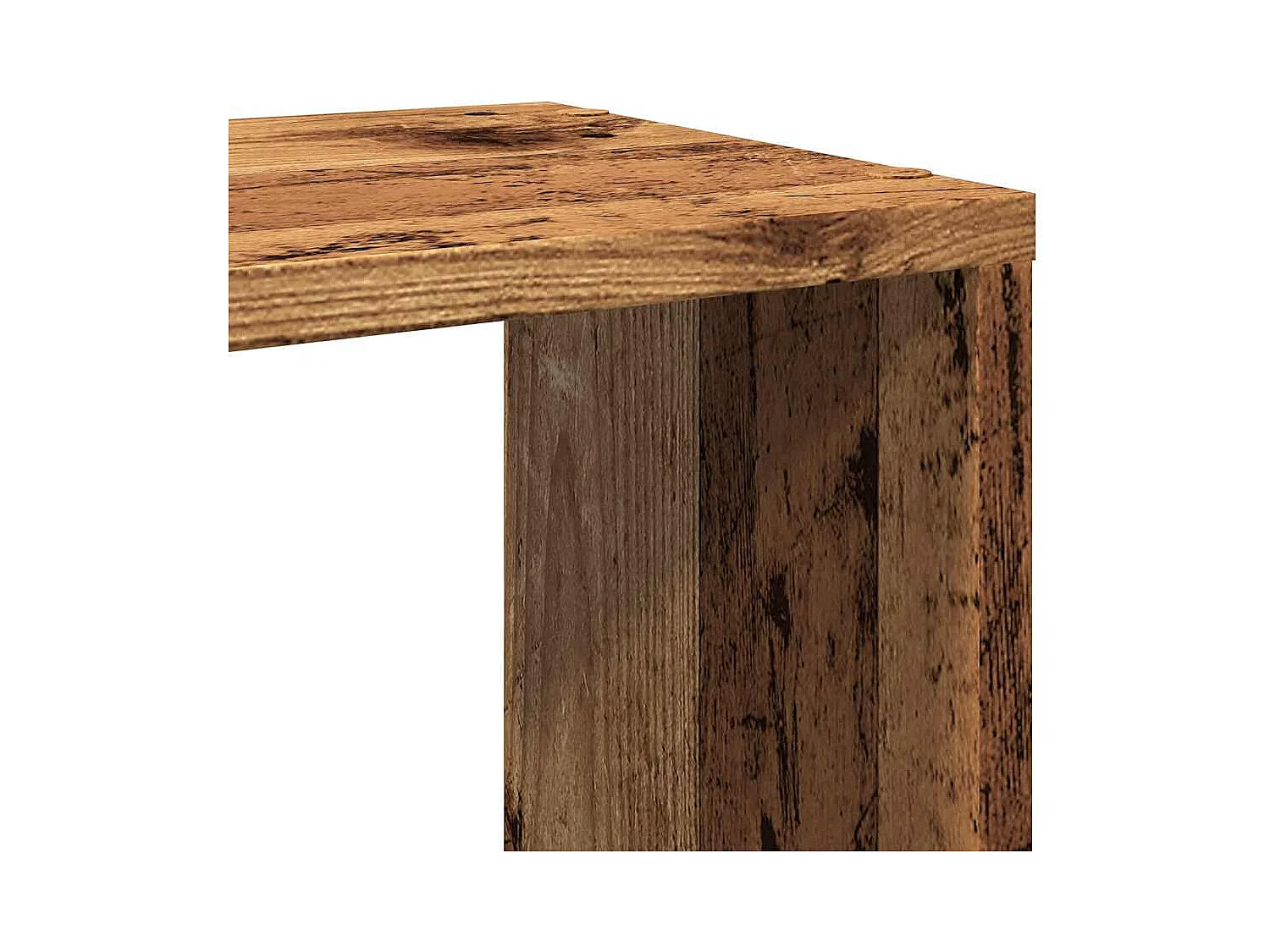 Bibliothèque/Séparateur de pièce vieux bois 60x24x186 cm