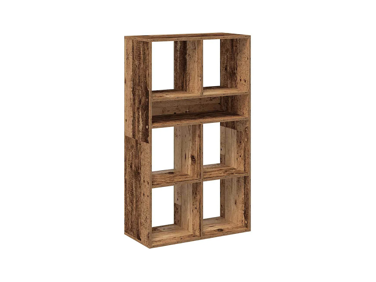 Bibliothèque vieux bois 66x31x112 cm bois d'ingénierie