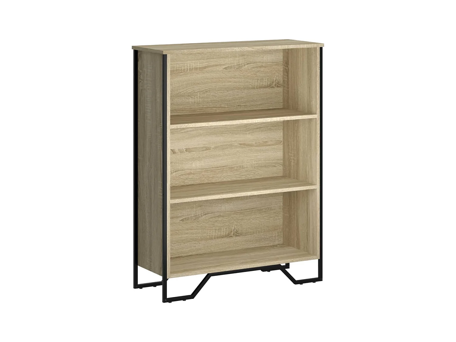 Sonoma eiken boekenkast 80x31x106 cm bewerkt hout