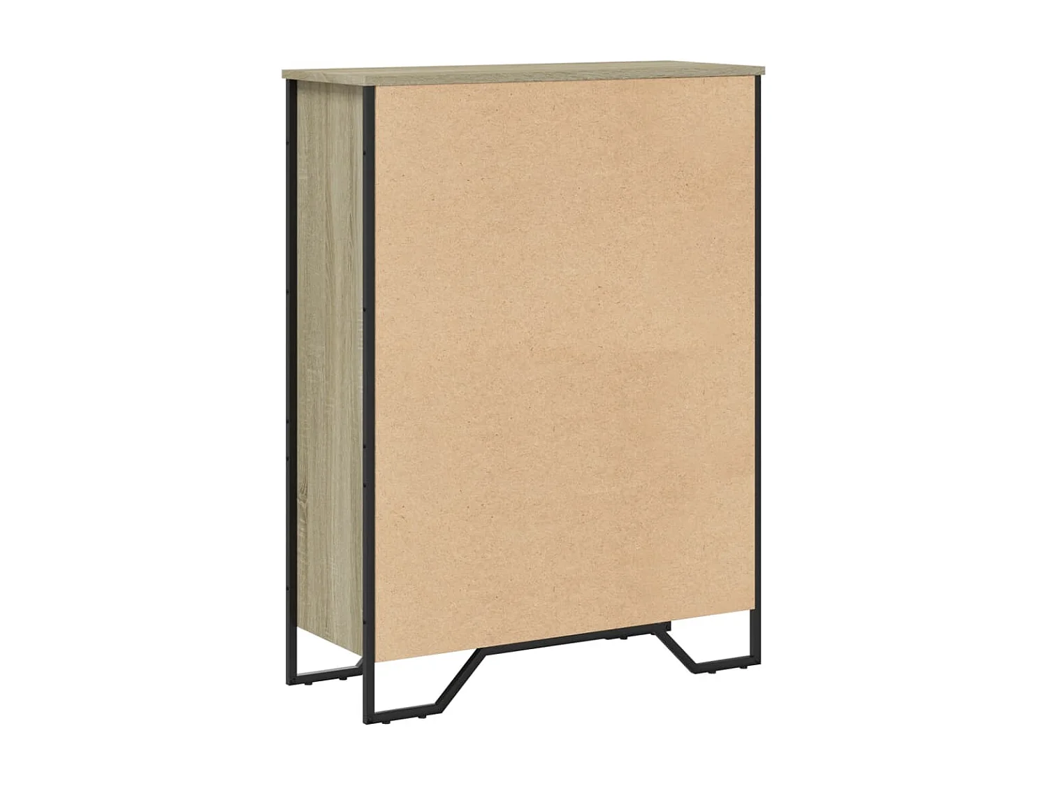 Sonoma eiken boekenkast 80x31x106 cm bewerkt hout