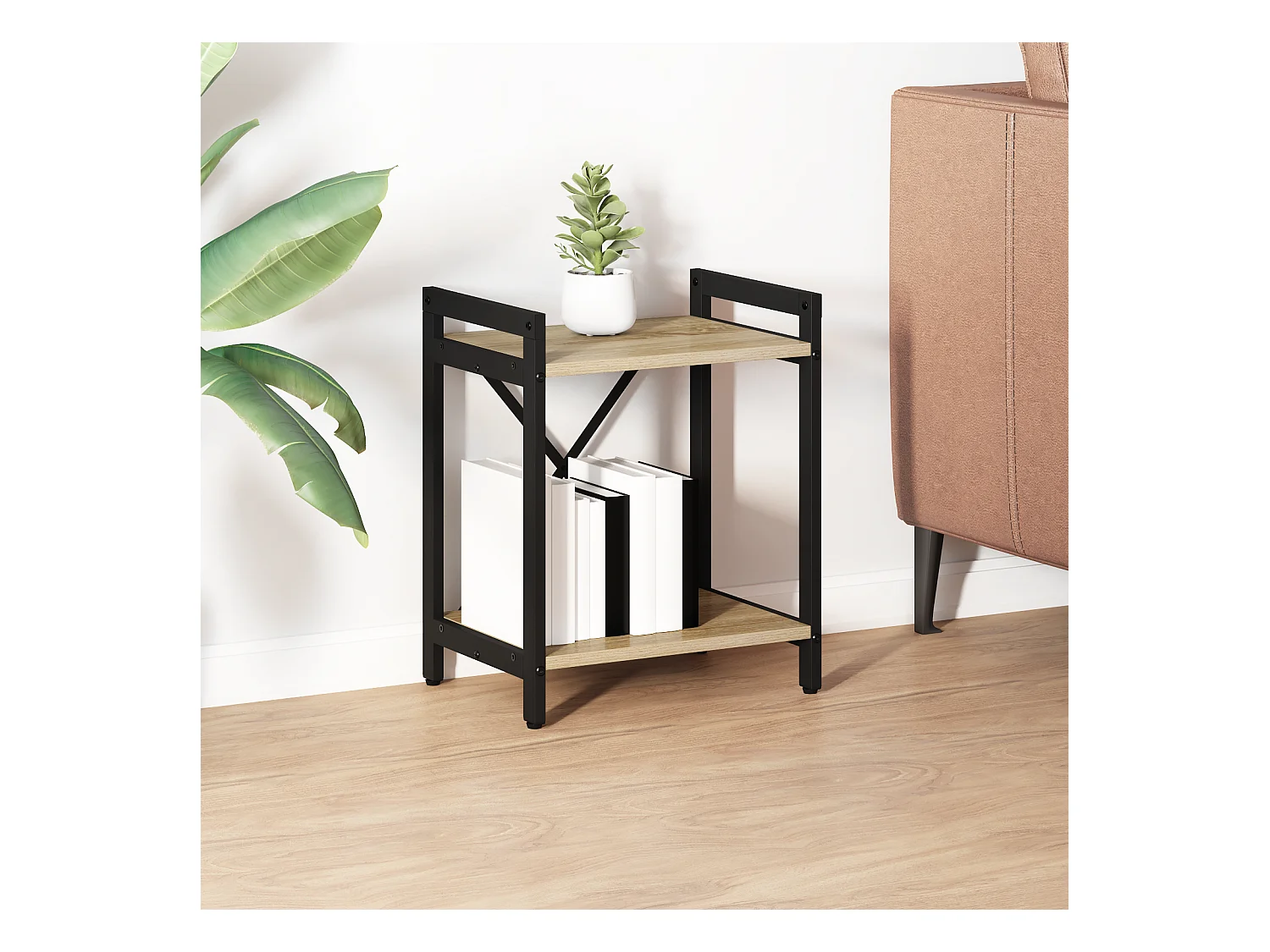 Bibliothèque Chêne sonoma 40 x 30 x 48.5 cm Bois d'ingénierie