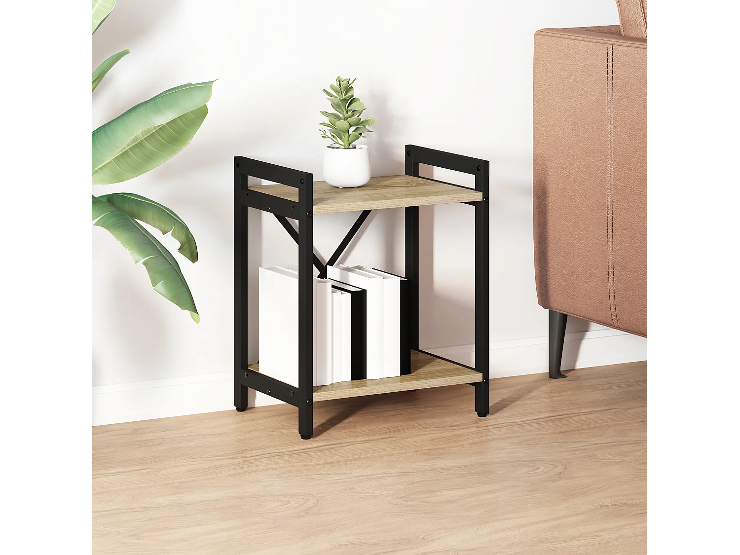 Bibliothèque Chêne sonoma 40 x 30 x 48.5 cm Bois d'ingénierie