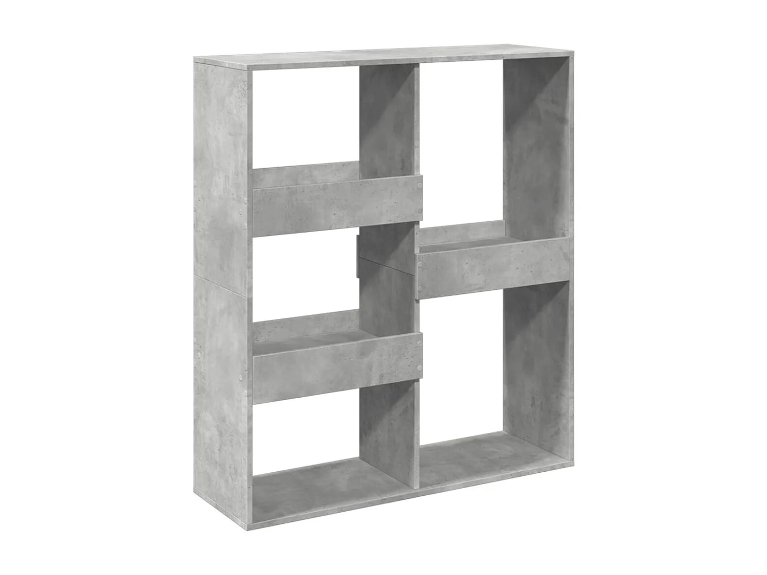 Libreria/divisorio grigio cemento 100x33x115 cm