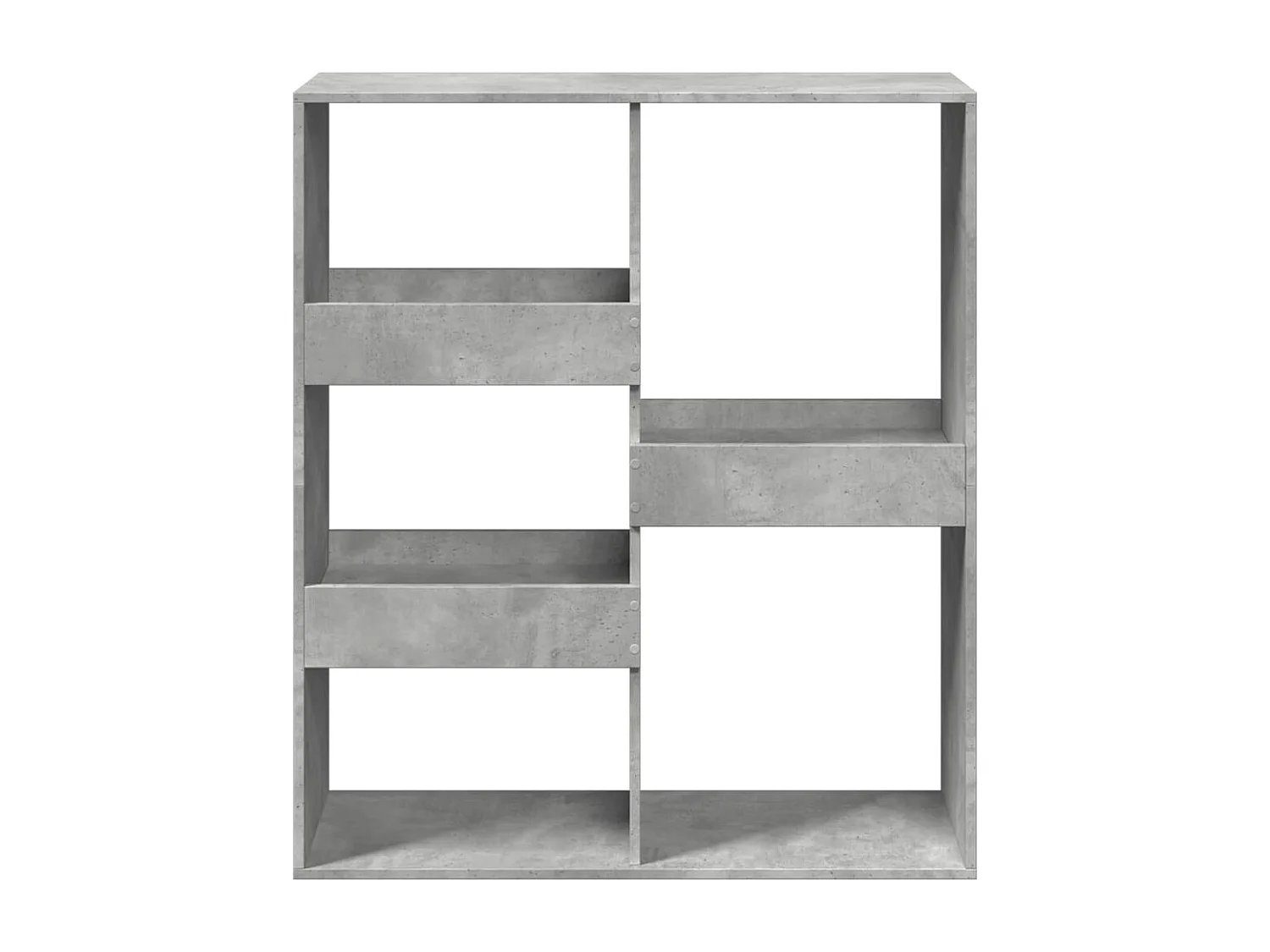 Libreria/divisorio grigio cemento 100x33x115 cm